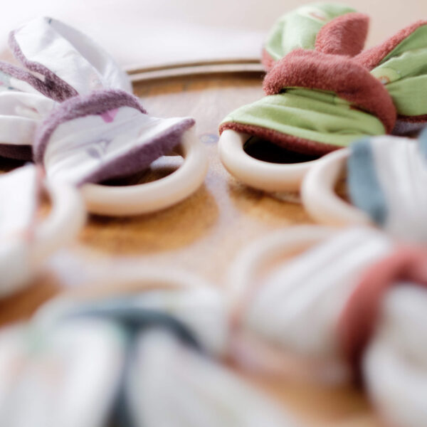 100% Organic Cotton Teethers