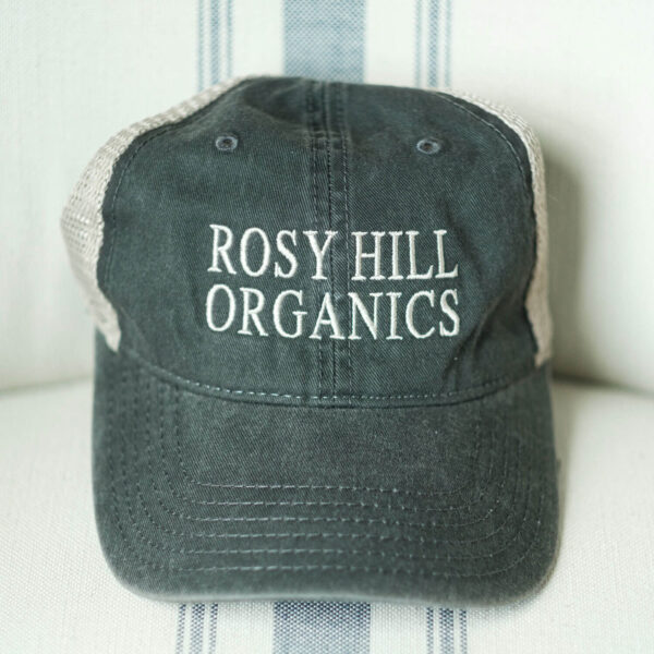 Rosy Hill Black Embroidered Hat