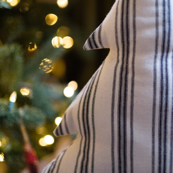 Handmade Cotton Christmas Tree Pillow