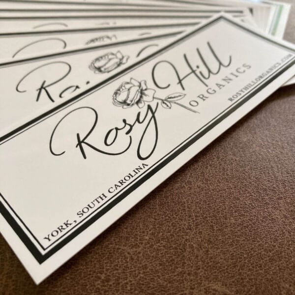 Rosy Hill Organics Sticker