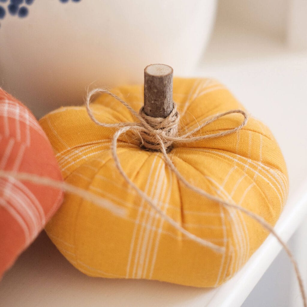 Decorative Fabric Pumpkins