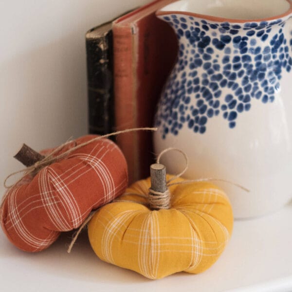 Decorative Fabric Pumpkins