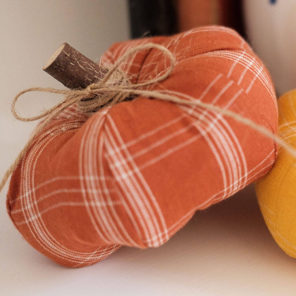 Decorative Fabric Pumpkin
