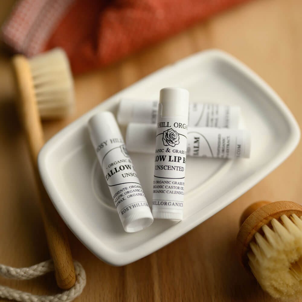 Organic Tallow Lip Balm - Unscented
