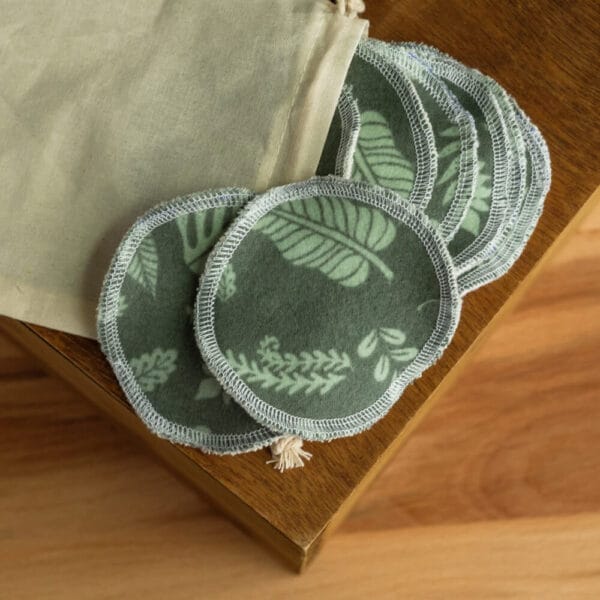 Organic Reusable Cotton Rounds - Botanical