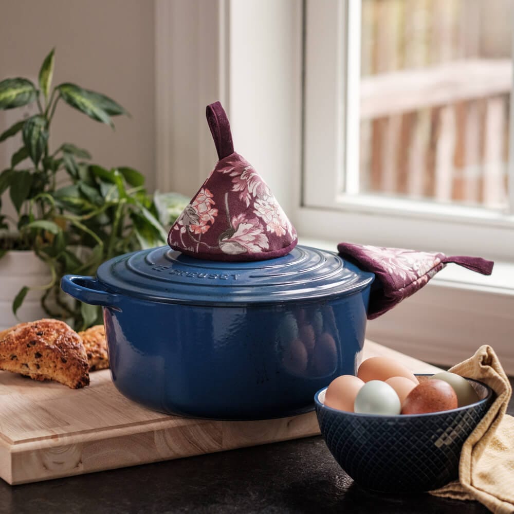 Handmade Dutch Oven Mitt Set - Spring Garden