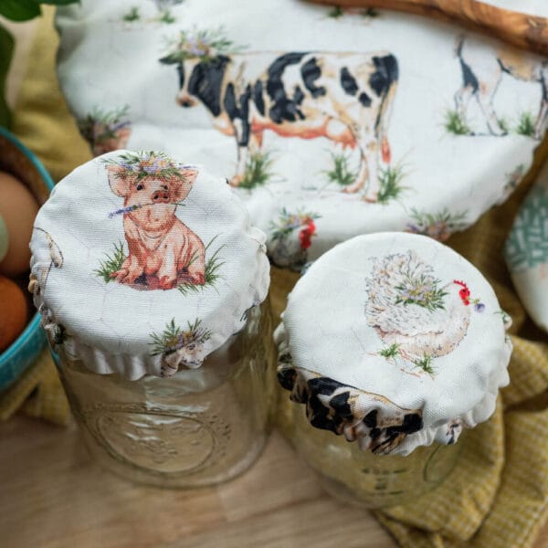 Mason Jar Covers - Farm