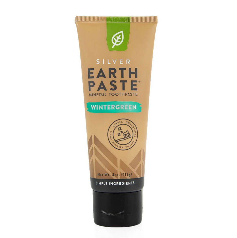 Redmond Earthpaste with silver - Wintergreen