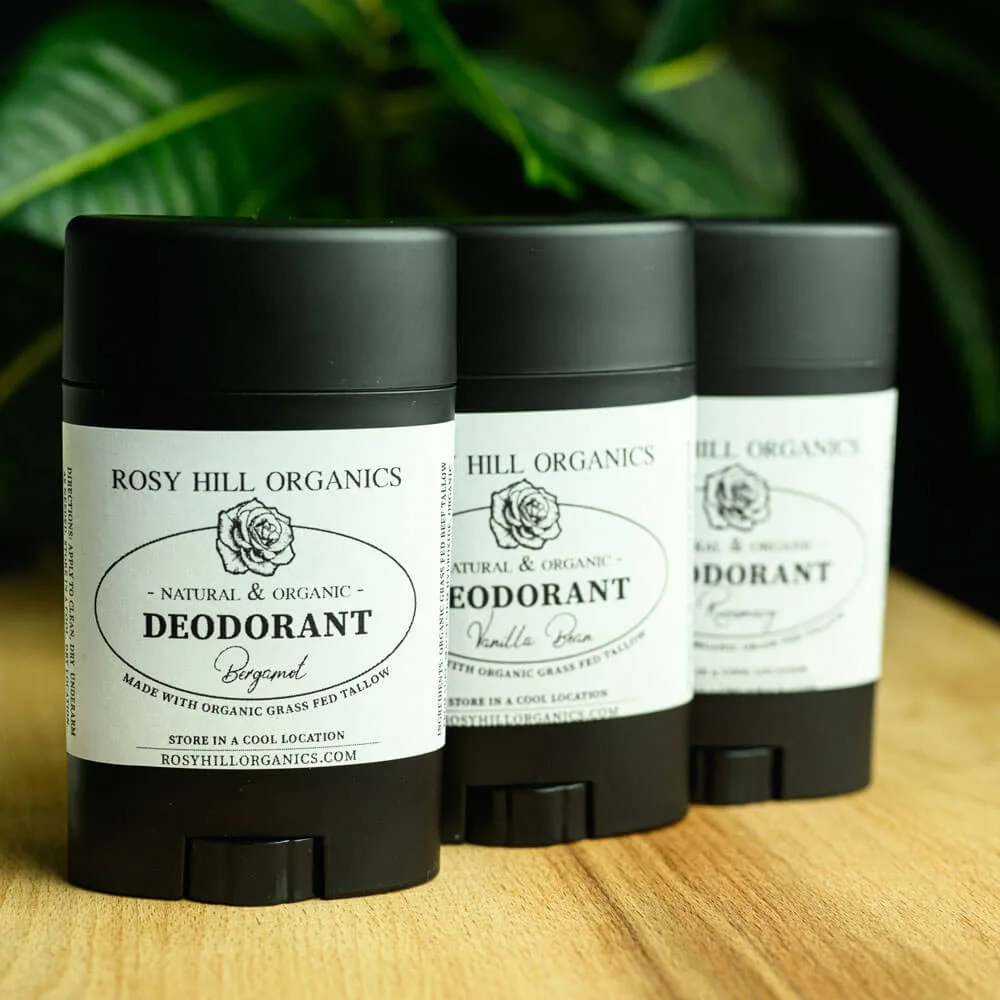 Organic Tallow Deodorant - No Baking Soda
