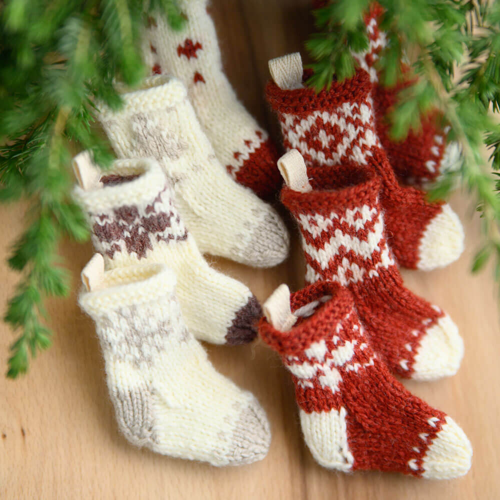 Knitted Stocking Ornament