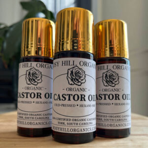 Organic Castor Oil Rose Quartz Roll-On