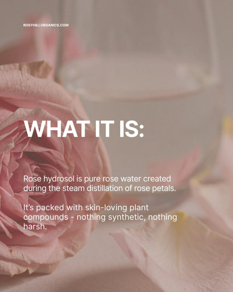 Learn About Our Products - Rose Hydrosol